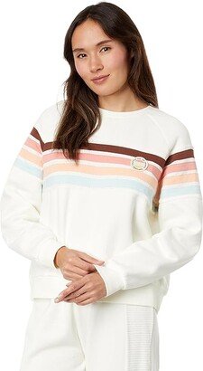 Trails Crew Sweatshirt (Bone) Women's Clothing