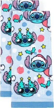 2pk Lilo & Stitch 'Santa's Helper' Kids' Hand Towel