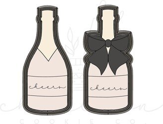 Champagne Bottle Cookie Cutter