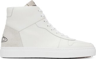 White Apollo High-Top Sneakers