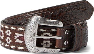 M&F Western Nocona Southwestern Fabric with Lace (Brown) Men's Belts