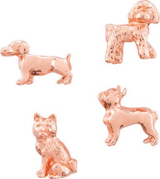 ThreeByThree Seattle Cast Iron Magnets Copper Dog Pkg/4