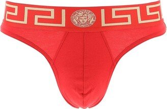 Greca Border Thong Briefs