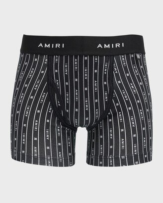 Men's Vertical Logo Cotton Boxer Briefs