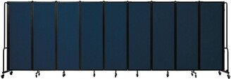 National Public Seating NPS Portable Room Divider, 6' Height, 9 Panels