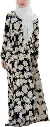 Urban Modesty Women's Sunflower Criss Cross Maxi Dress