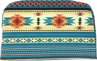 4 Slice Southwestern Arizona Themed Black Teal Turquoise Red Orange Cream Reversible Toaster Kitchen Appliance Dust Cover Cozy She Who Sews