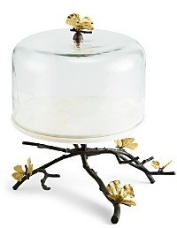 Butterfly Ginkgo Cakes Stand with Dome