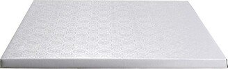 O'Creme White Square Cake Pastry Drum Board 1/2 Inch Thick, 16 Inch x 16 Inch - Pack of 5