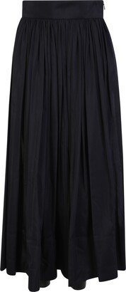 Flared Midi Skirt-AD