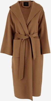 Belted Wool Coat-AE