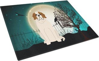 BB2225LCB Halloween Scary Saint Bernard Glass Cutting Board and 44 in.