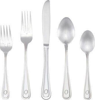 Riverridge Marina 46 Piece Monogrammed Flatware Set - O, Service for 8