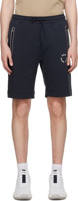 Navy Bonded Shorts