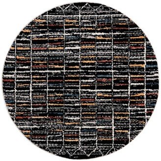 Bayshore Home Porthos POR10 3'3 x 3'3 Round Area Rug