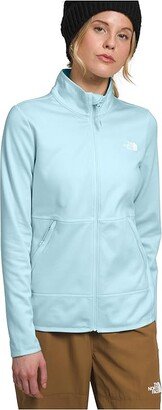 Canyonlands Full Zip (Icecap Blue Heather) Women's Clothing