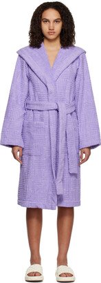 Purple Intreccio Bathrobe