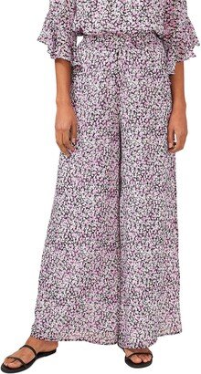 Riley & Rae Womens High Rise Relaxed Fit Wide Leg Pants