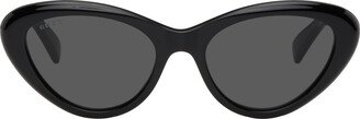 Black Cat-Eye Sunglasses-AA