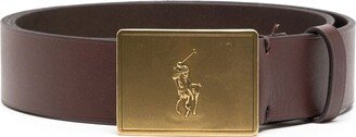 Polo Pony leather belt