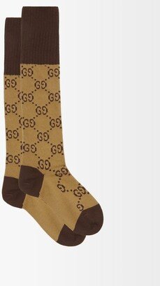 GG-jacquard Cotton-blend Socks