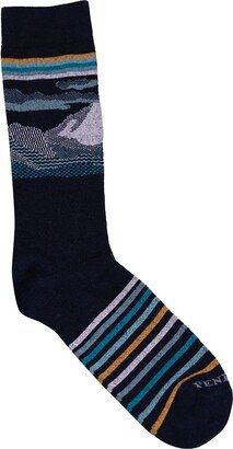 Pacific Wonderland Crew Sock