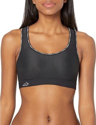 Pan Alp Delta Merino Wicking Sports Bra (Black) Women's Bra