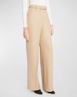 Norman Wide-Leg Belted Pants