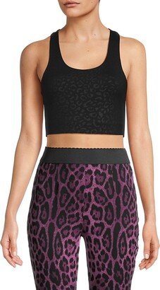 Wonderlink Leopard Print Sports Bra