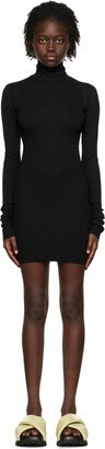 ÉTERNE Black Long Sleeve Minidress