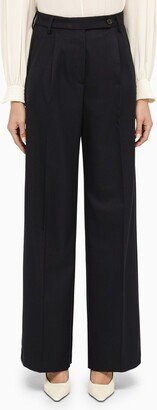 Navy palazzo trousers