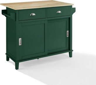 Cora Drop Leaf Kitchen Island-AA