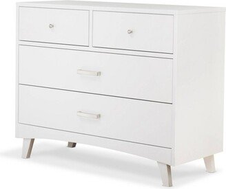 Sorelle Soho 4 Drawer Dresser - White