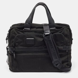 Black Nylon Alpha II Expandable T-Pass Laptop Bag