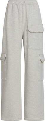 Ramsey Wide-Leg Cargo Sweatpants