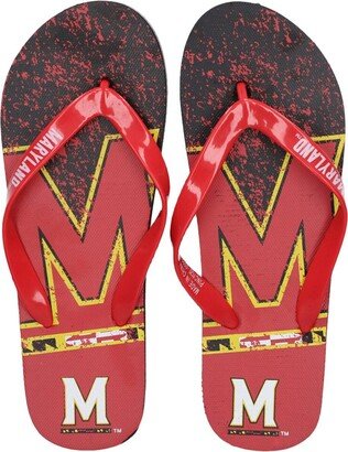 Foco Men's and Women's Maryland Terrapins Big Logo Flip-Flops