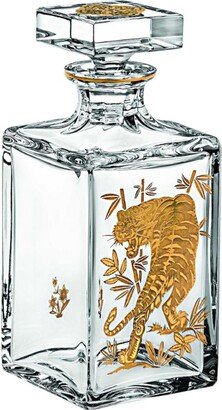 Crystal Golden Tiger Whisky Decanter (800Ml)