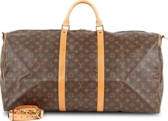 Monogram Canvas Keepall 60 Bandouliere (Authentic Pre-Owned)