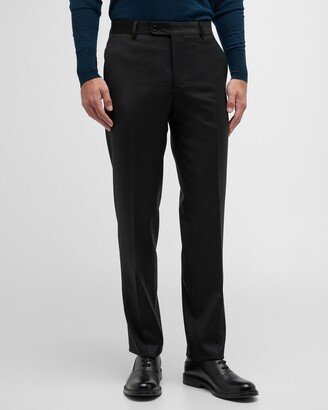 Men's Zealander Tapered-Leg Wool Trousers