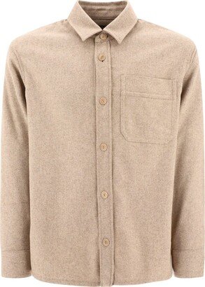 Chest Pocket Long-Sleeved Overshirt