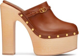 Tan-Go studded clogs