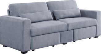 Aoolive ACME Rogyne Storage Sofa in Gray