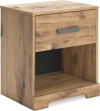 Larstin Nightstand Brown/Beige