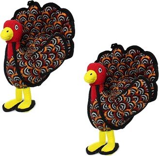 Tuffy Barnyard Turkey, 2-Pack Dog Toys