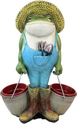 Buckets The Garden Frog Statue