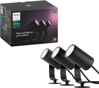 Philips Hue Lily Outdoor Spotlight Basekit (3-pack)