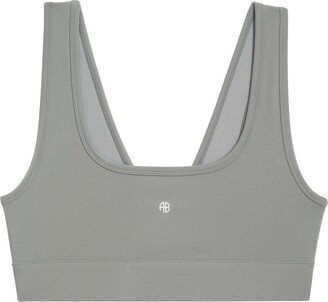 Renae logo-embroidered sports bra