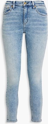 Cate cropped distressed mid-rise skinny jeans-AA