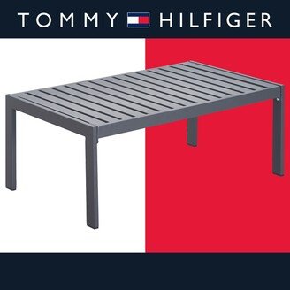 Monterey Outdoor Easy Assembly Coffee Table, Gray Gunmetal