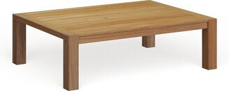 Havenside Home Pocasset Distressed Square Teak Coffee Table